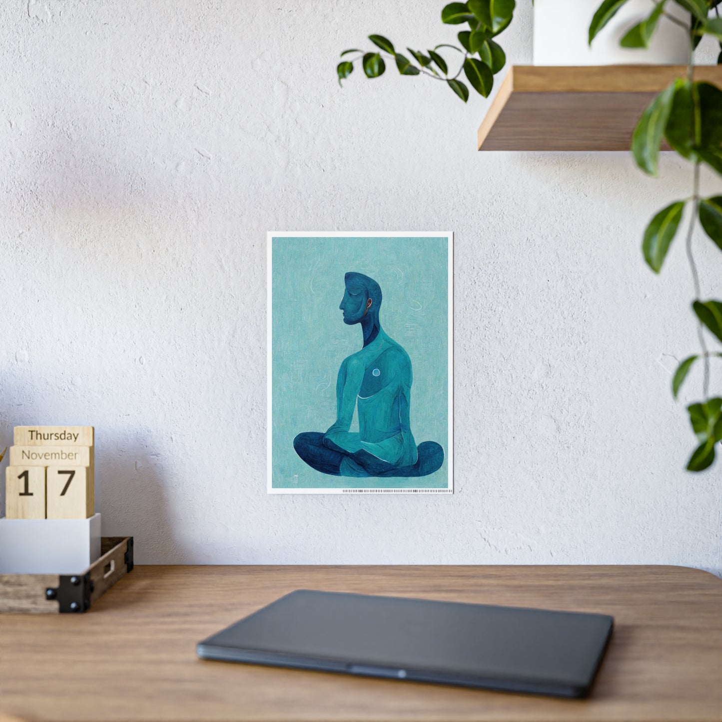 "Learn to Meditate" Gloss Poster