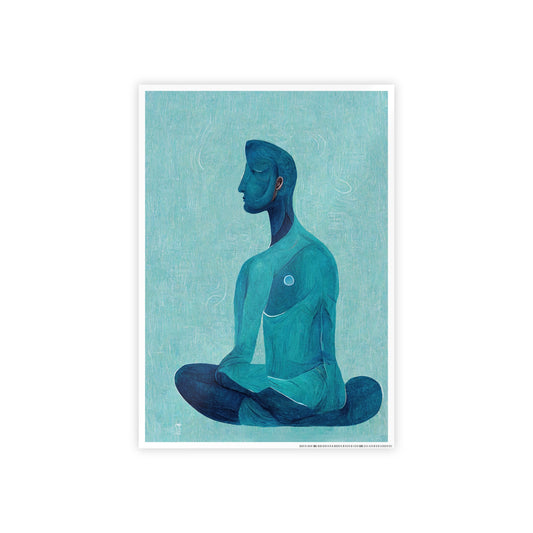 "Learn to Meditate" Gloss Poster
