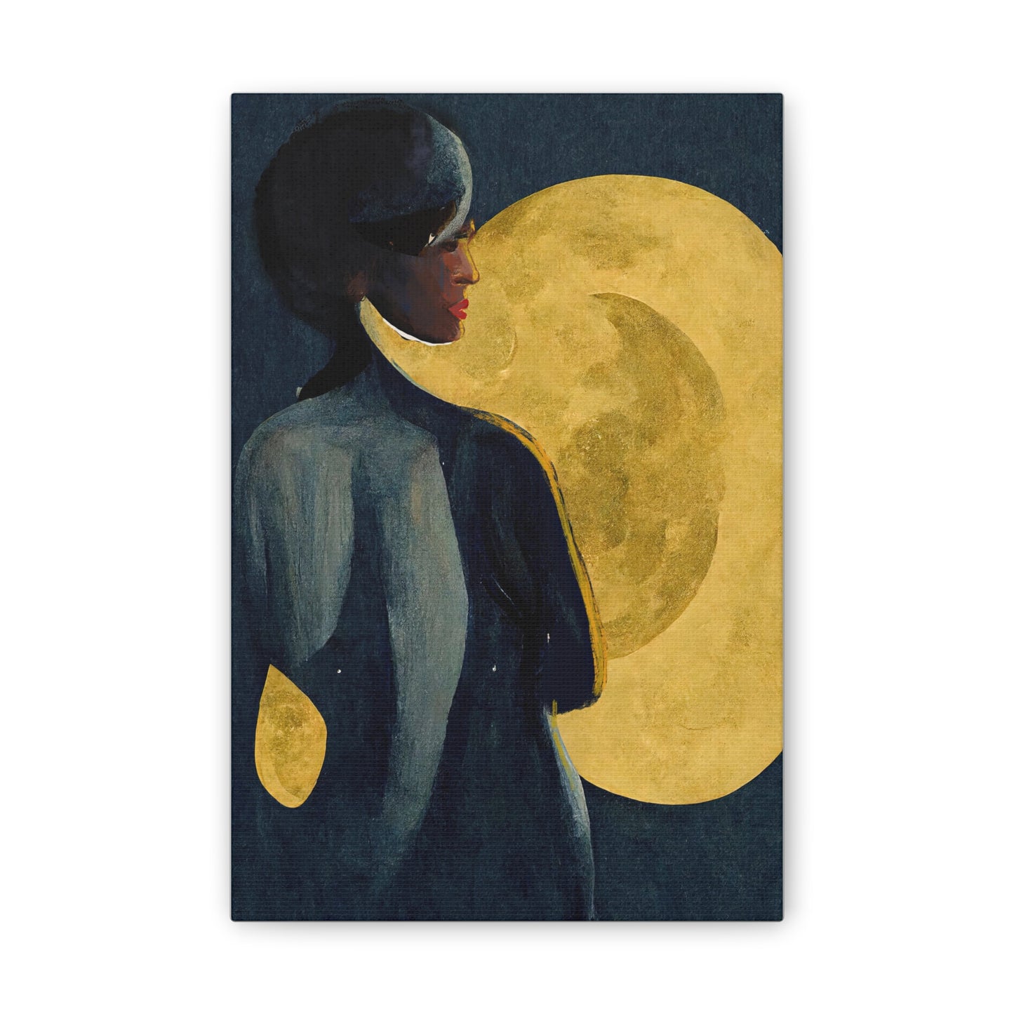 "Bathe in Moonlight" Canvas Print