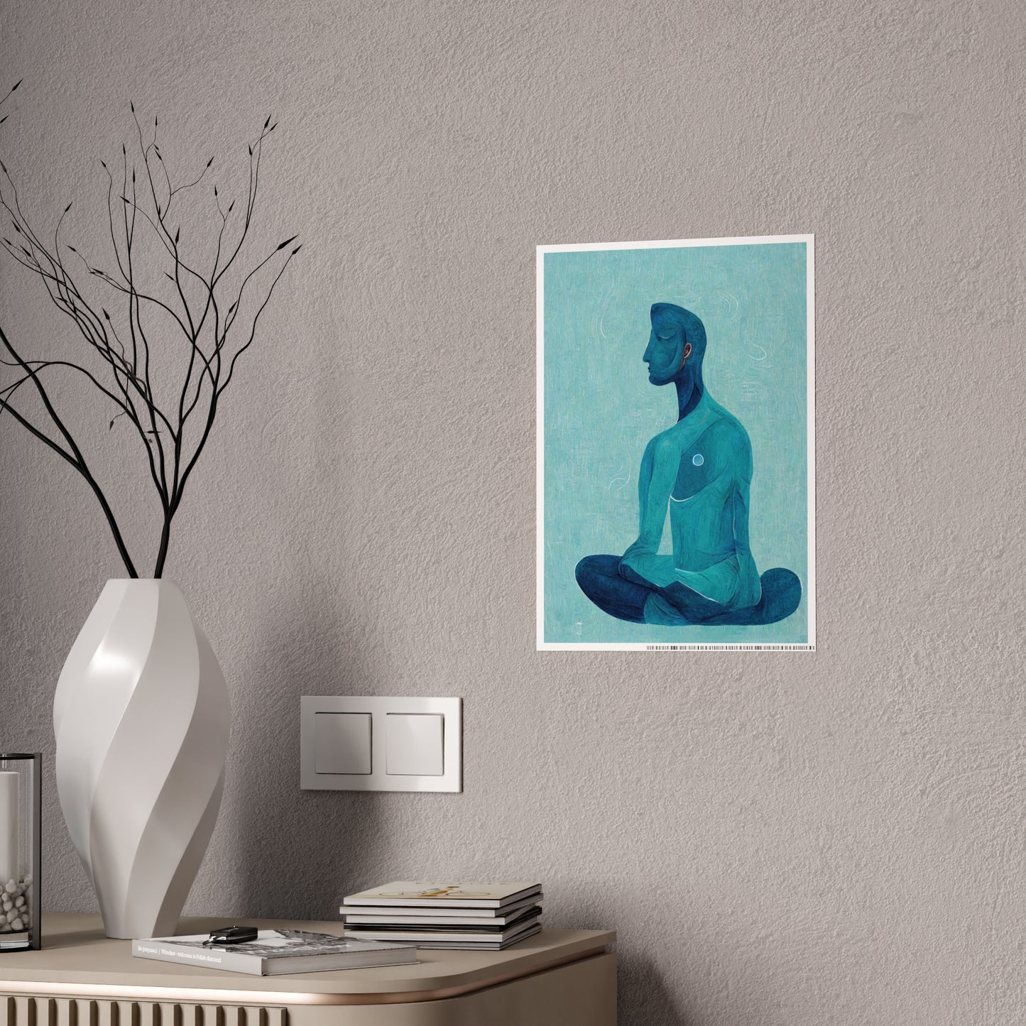 "Learn to Meditate" Gloss Poster