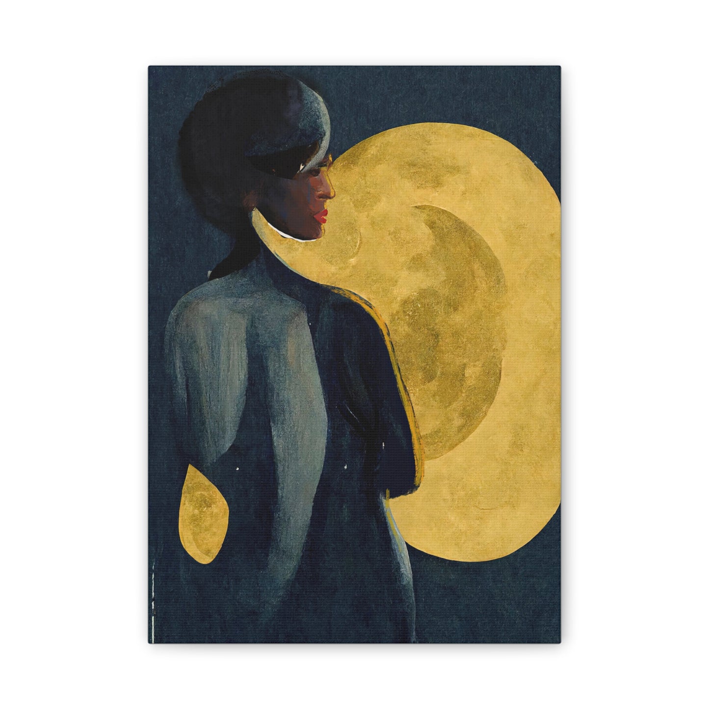 "Bathe in Moonlight" Canvas Print
